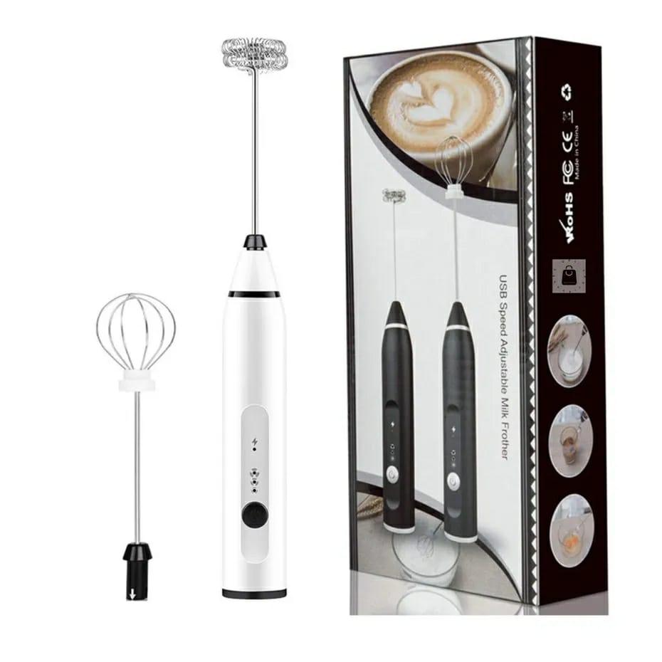 3-in-1 Rechargeable Coffee Beater | Whisk, Frother & Mixer in One