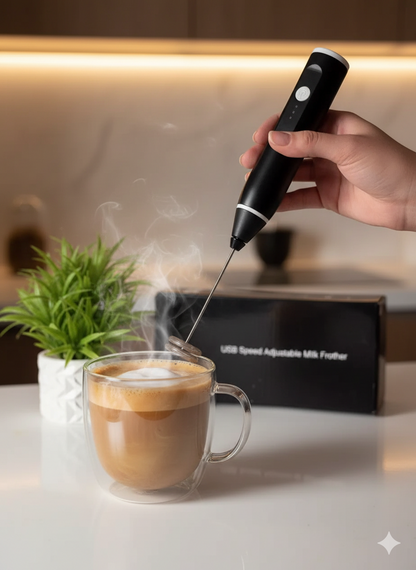 3-in-1 Rechargeable Coffee Beater | Whisk, Frother & Mixer in One